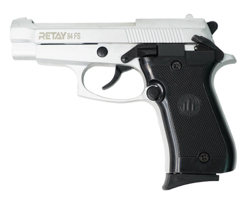 СХП Охолощенный пистолет Retay Mod 84 Beretta 84FS, кал. 9 мм, хром