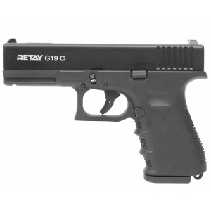 СХП Охолощенный пистолет Retay G19C Glock, кал. 9 мм СХП Охолощенный пистолет Retay G19C Glock, кал. 9 мм