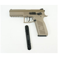 Пневматический пистолет ASG CZ P-09 FDE blowback (пулевой) Пневматический пистолет ASG CZ P-09 FDE blowback (пулевой)