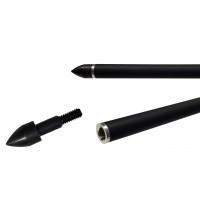 Стрела арбалетная микс карбон Centershot Toxic 16" Half Moon Nock